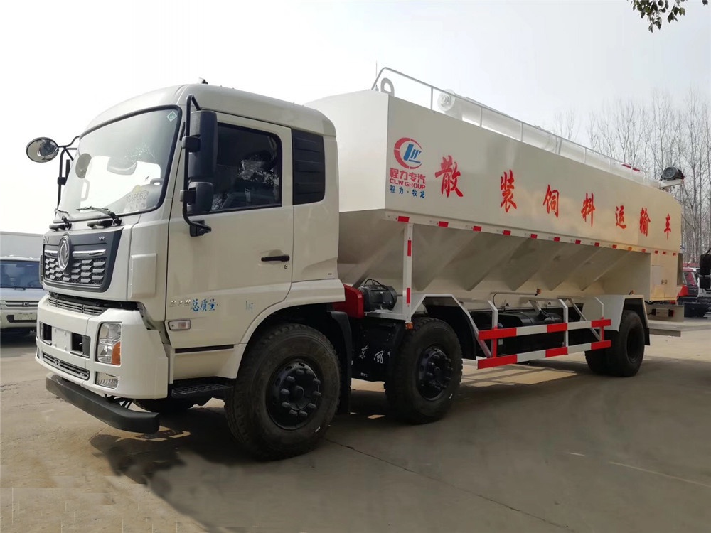 東風天錦小三軸【30立方】散裝飼料運輸車