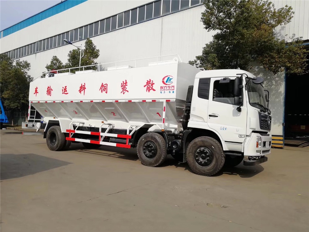 東風天錦小三軸【30立方】散裝飼料運輸車