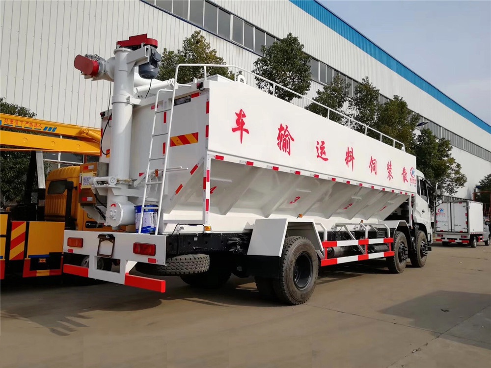 東風天錦小三軸【30立方】散裝飼料運輸車