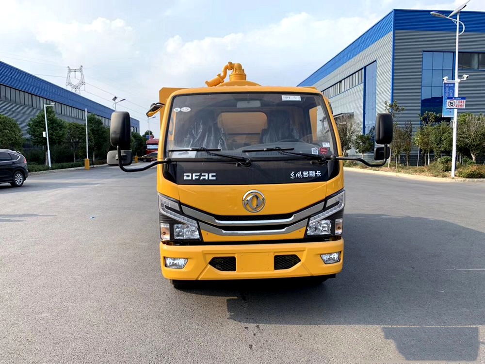 國(guó)六【水1.7方/污3.7方】東風(fēng)D6 清洗吸污車