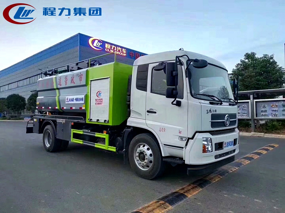 國六【水4方/污10方】東風天錦 清洗吸污車