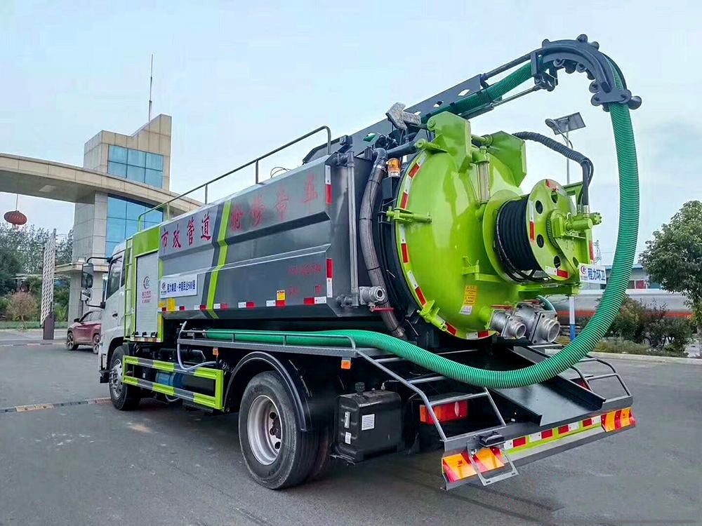 國六【水4方/污10方】東風天錦 清洗吸污車