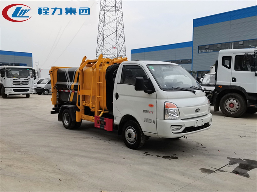 國(guó)六【4.5方 藍(lán)牌】凱馬瑞航 側(cè)裝壓縮垃圾車