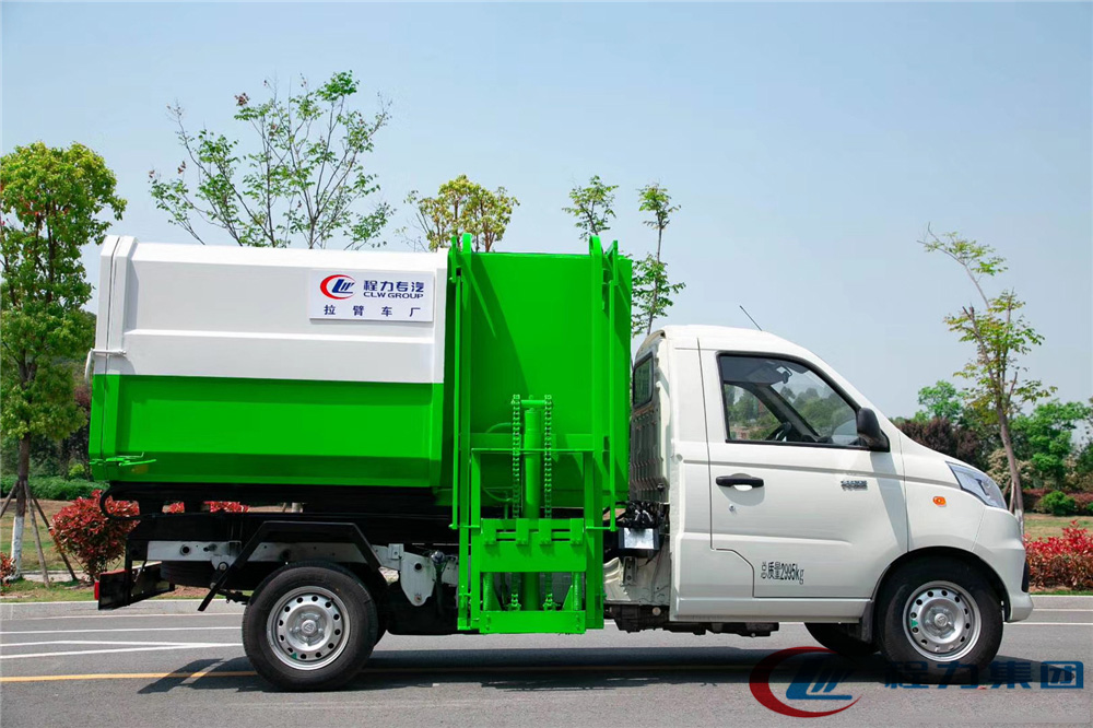 國六【3方 藍牌】福田祥菱 掛桶垃圾車