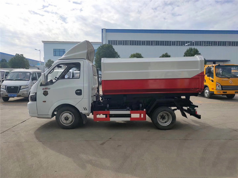 國六【3-4方 藍牌】東風途逸 掛桶垃圾車