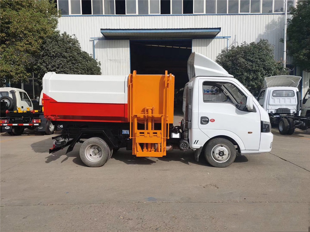 國六【3-4方 藍牌】東風途逸 掛桶垃圾車