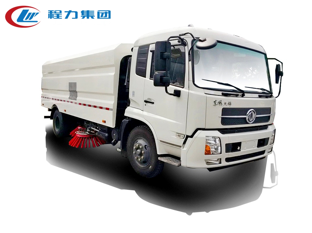 國六【4方水 8方塵】東風天錦 掃路車