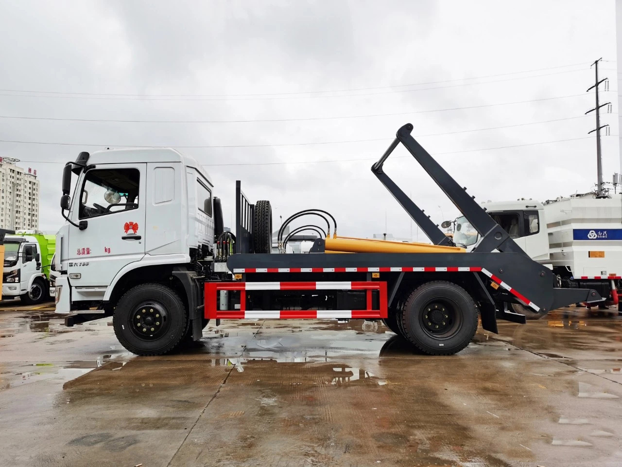 國六【10立方】東風D3專用底盤 擺臂垃圾車